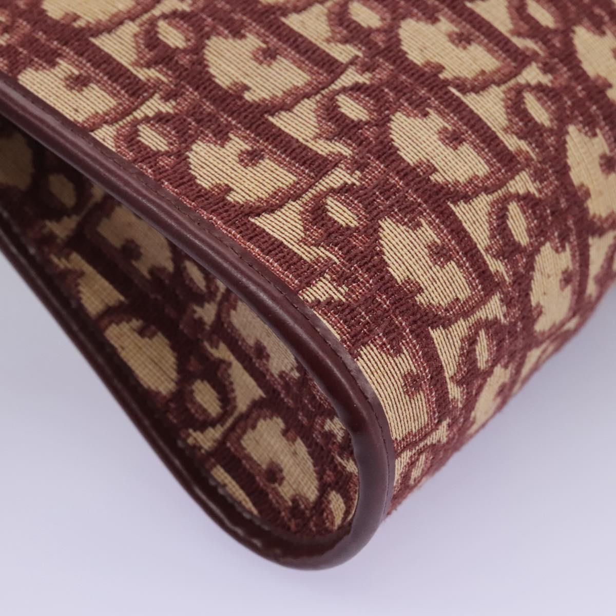 Dior Trotter Red Canvas Shoulder Bag (Pre-Owned)