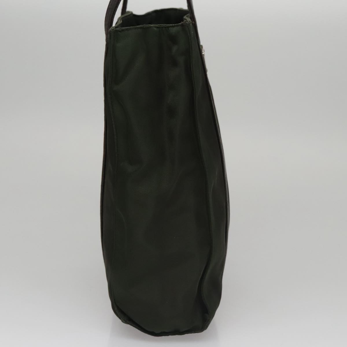 Prada Tessuto Khaki Synthetic Tote Bag (Pre-Owned)