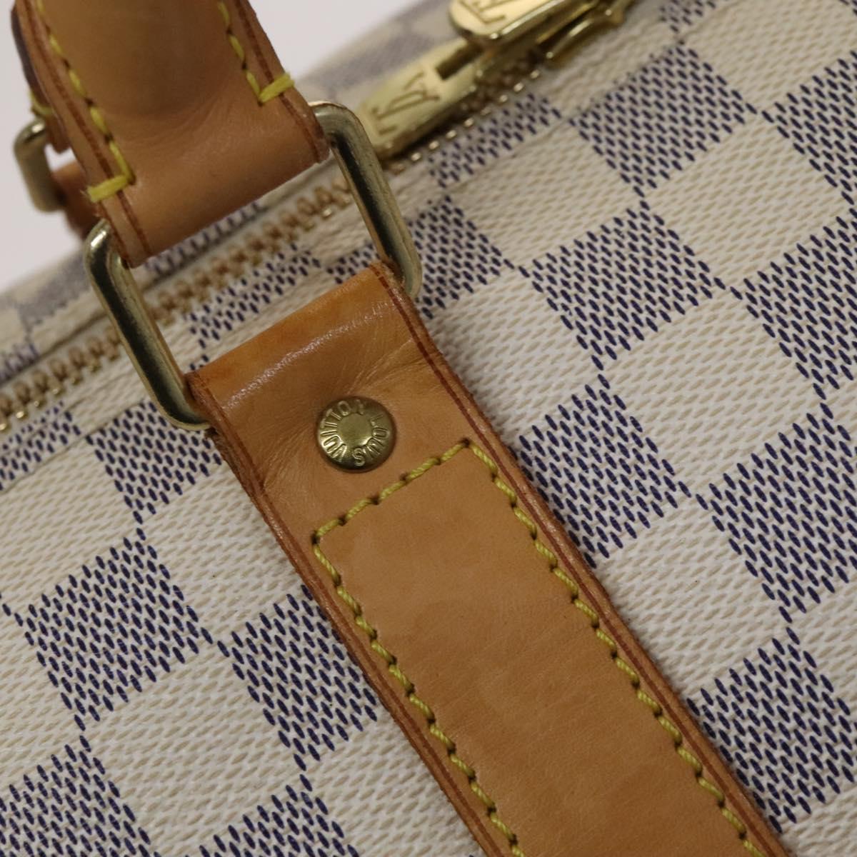 Louis Vuitton Keepall Bandouliere 55 White Canvas Travel Bag (Pre-Owned)