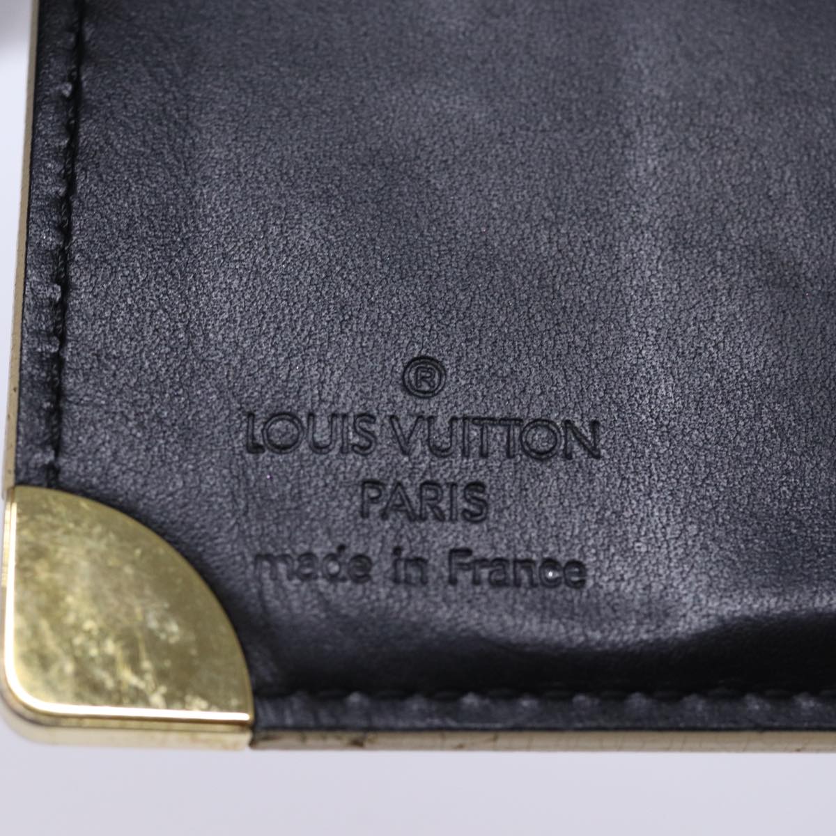 Louis Vuitton Suhari Black Leather Wallet (Pre-Owned)