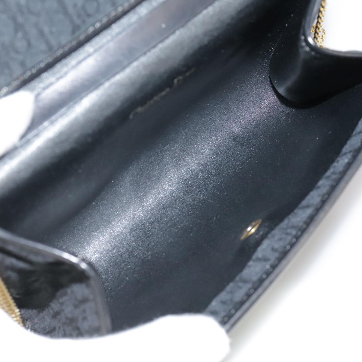 Dior Trotter Black Canvas Shoulder Bag (Pre-Owned)