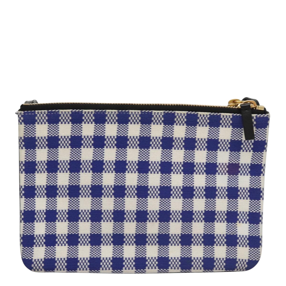Céline Trio Blue Canvas Shoulder Bag (Pre-Owned)