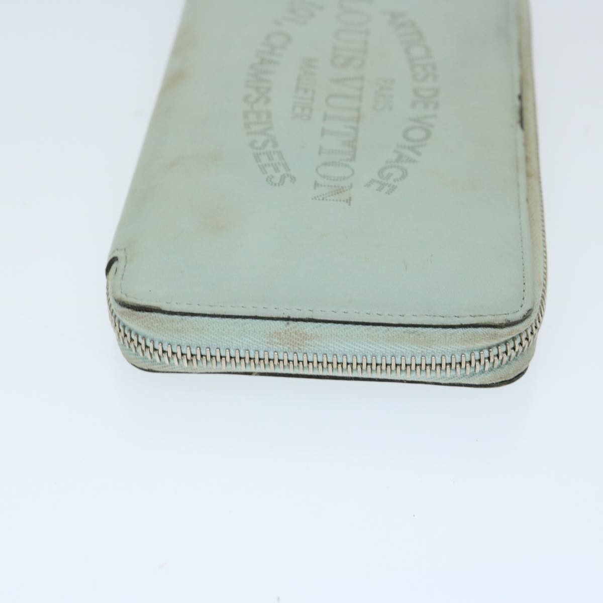 Louis Vuitton Jena Blue Leather Wallet (Pre-Owned)