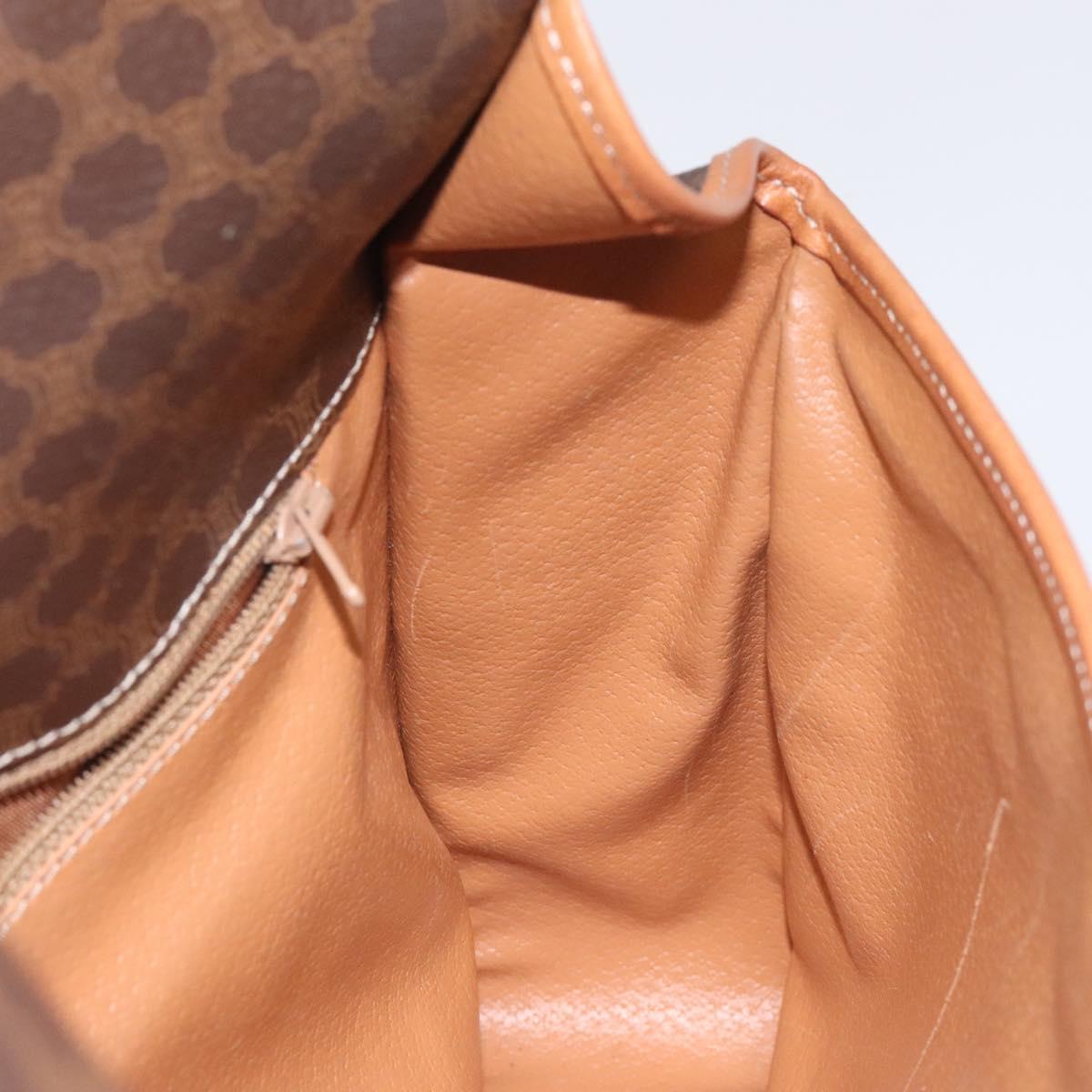 Céline Macadam Brown Canvas Shoulder Bag (Pre-Owned)