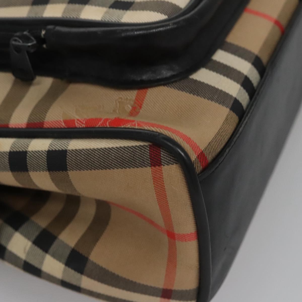 Burberry London Beige Canvas Handbag (Pre-Owned)