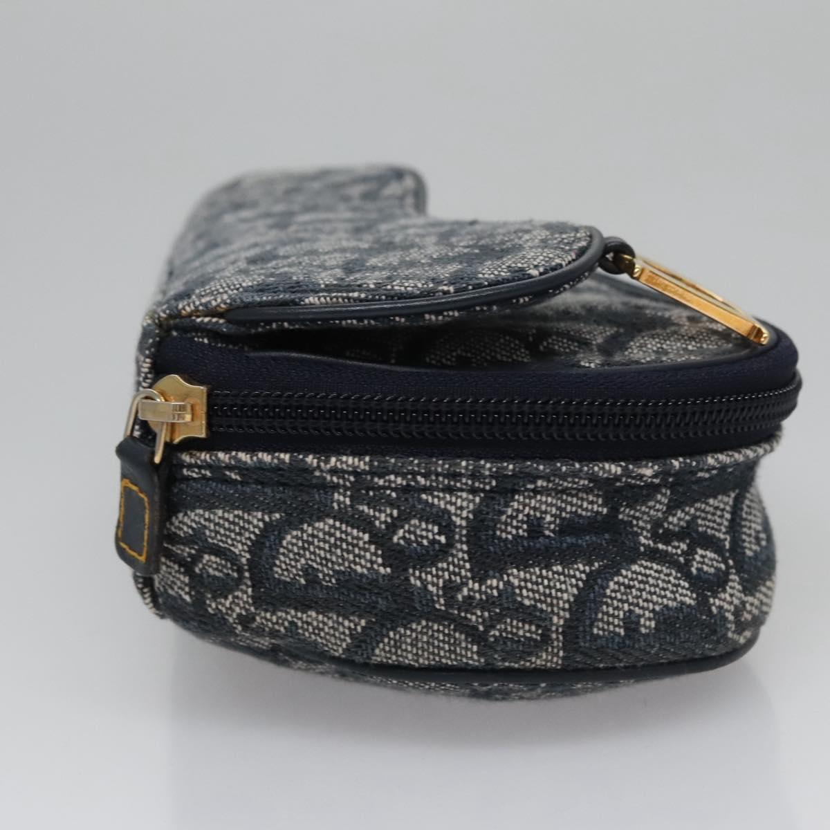 Dior Saddle Navy Canvas Clutch Bag (Pre-Owned)