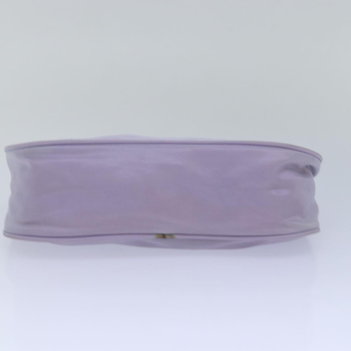 Prada Tessuto Purple Leather Clutch Bag (Pre-Owned)