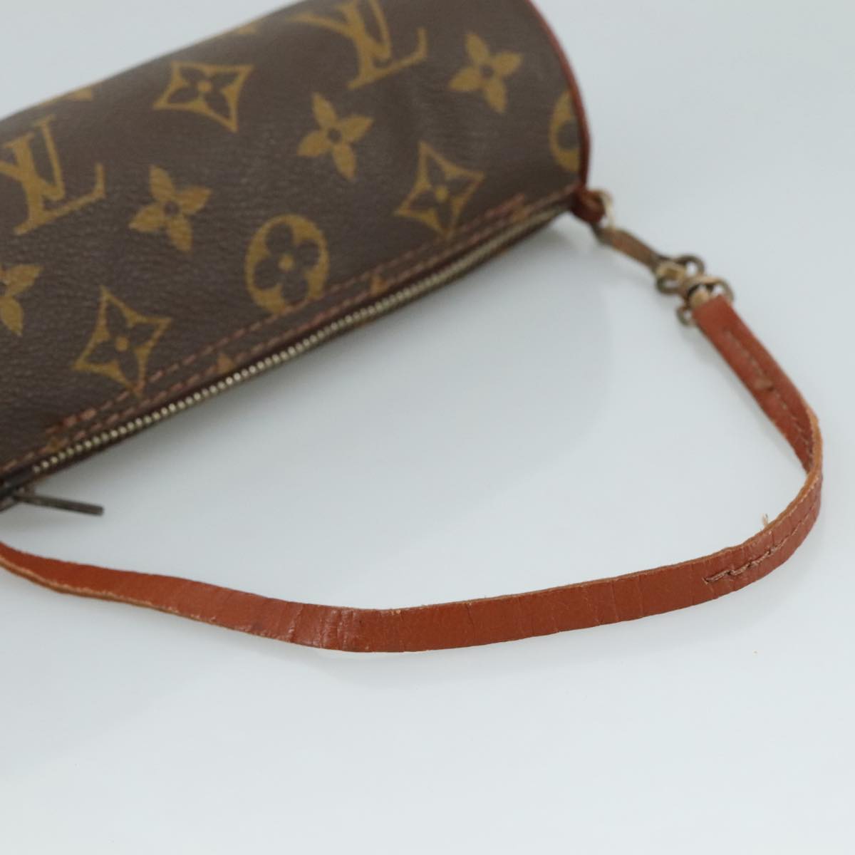 Louis Vuitton Papillon Brown Canvas Clutch Bag (Pre-Owned)