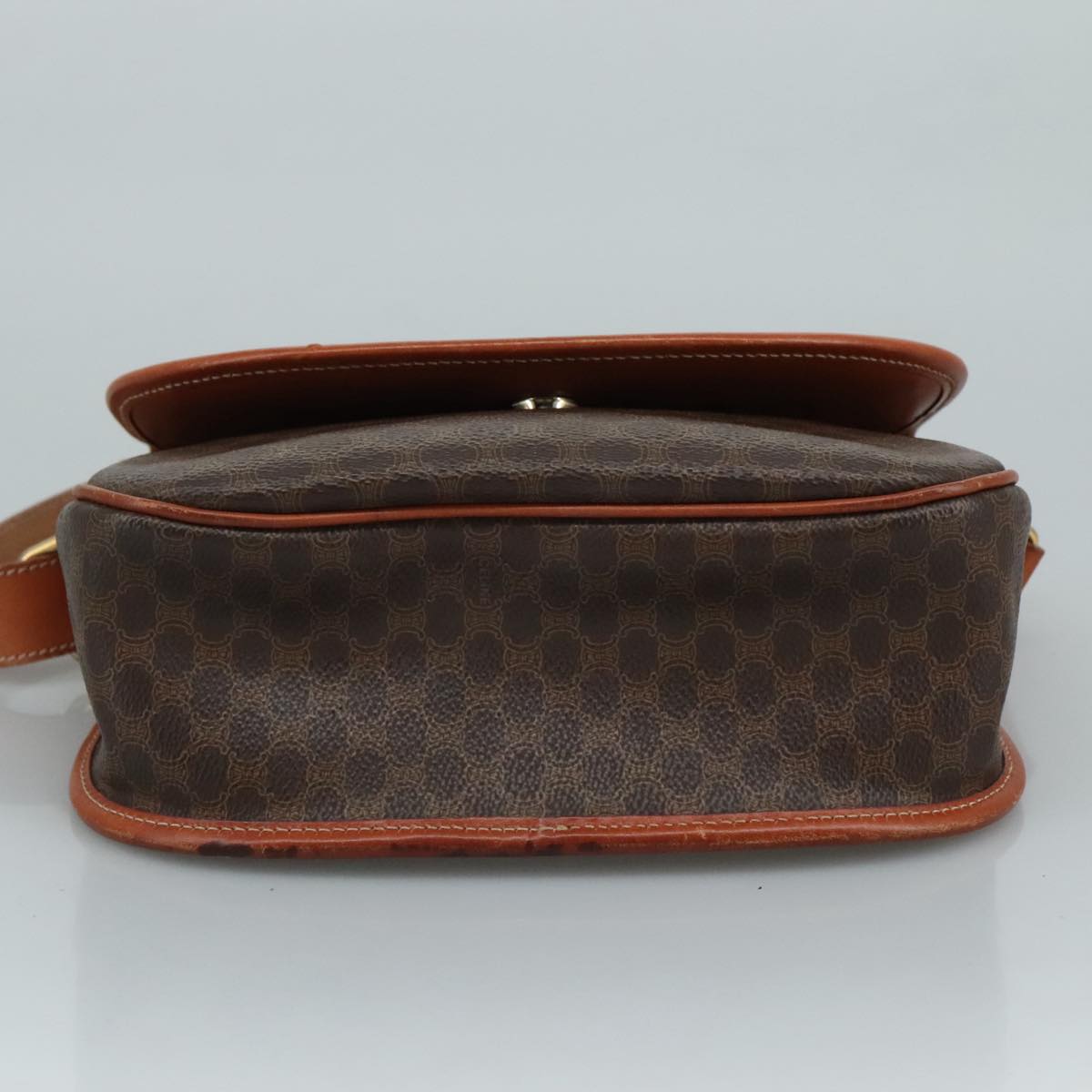 Céline Macadam Brown Canvas Shoulder Bag (Pre-Owned)
