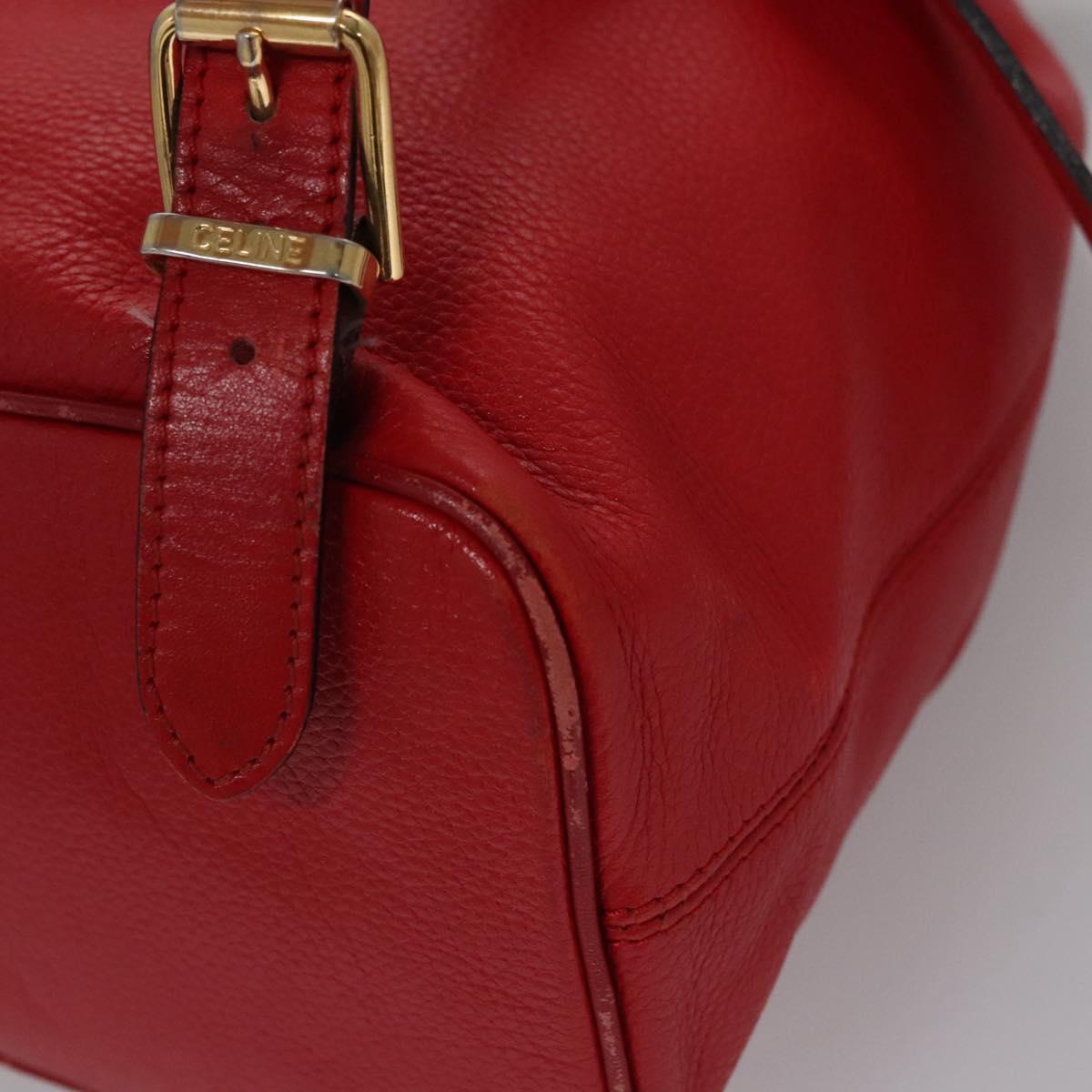 Céline Red Leather Backpack Bag (Pre-Owned)