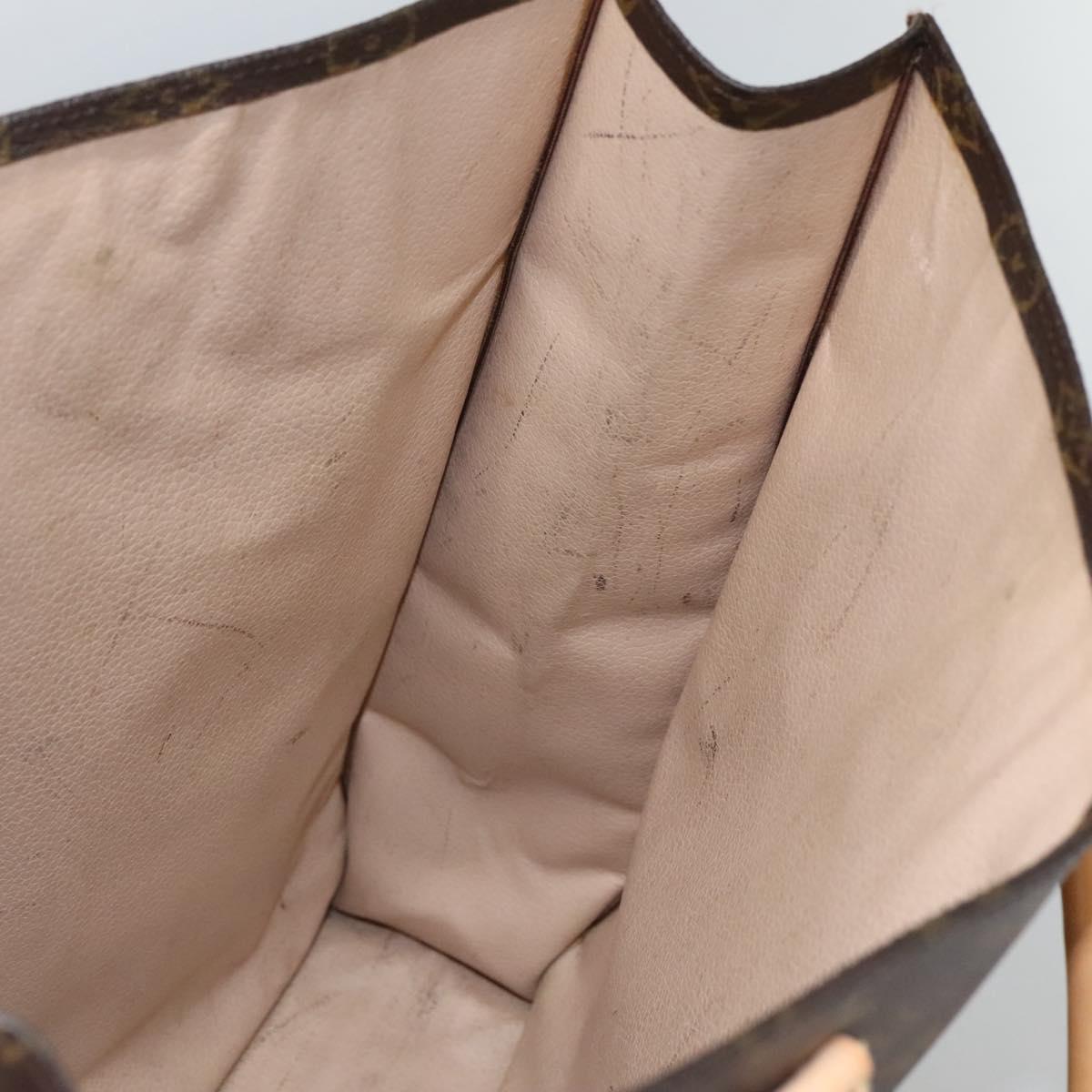 Louis Vuitton Sac Plat Brown Canvas Handbag (Pre-Owned)