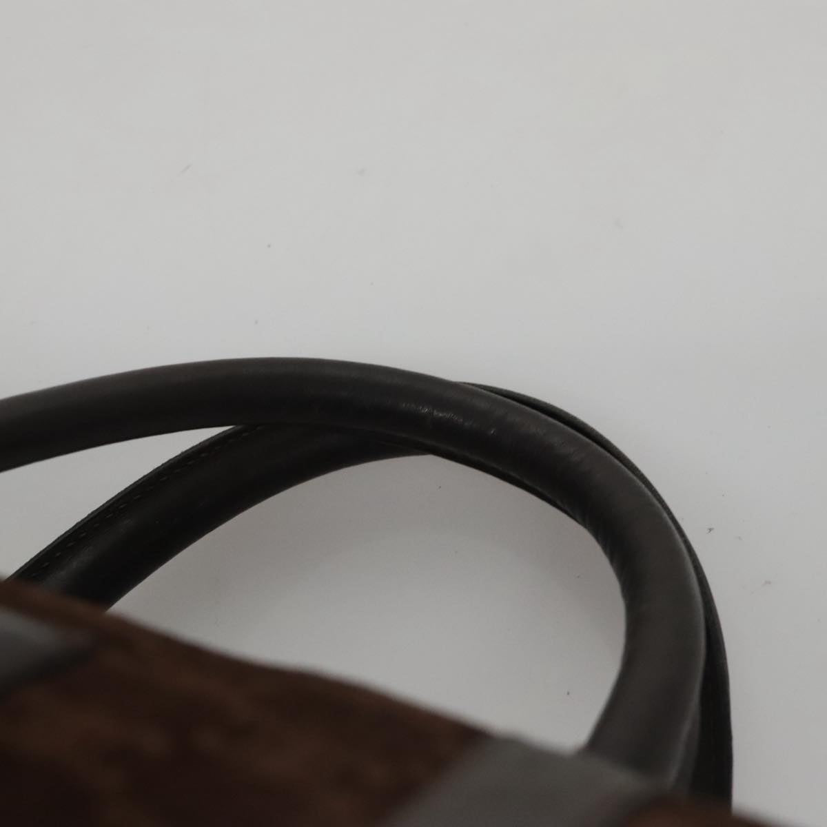 Céline Macadam Brown Suede Handbag (Pre-Owned)