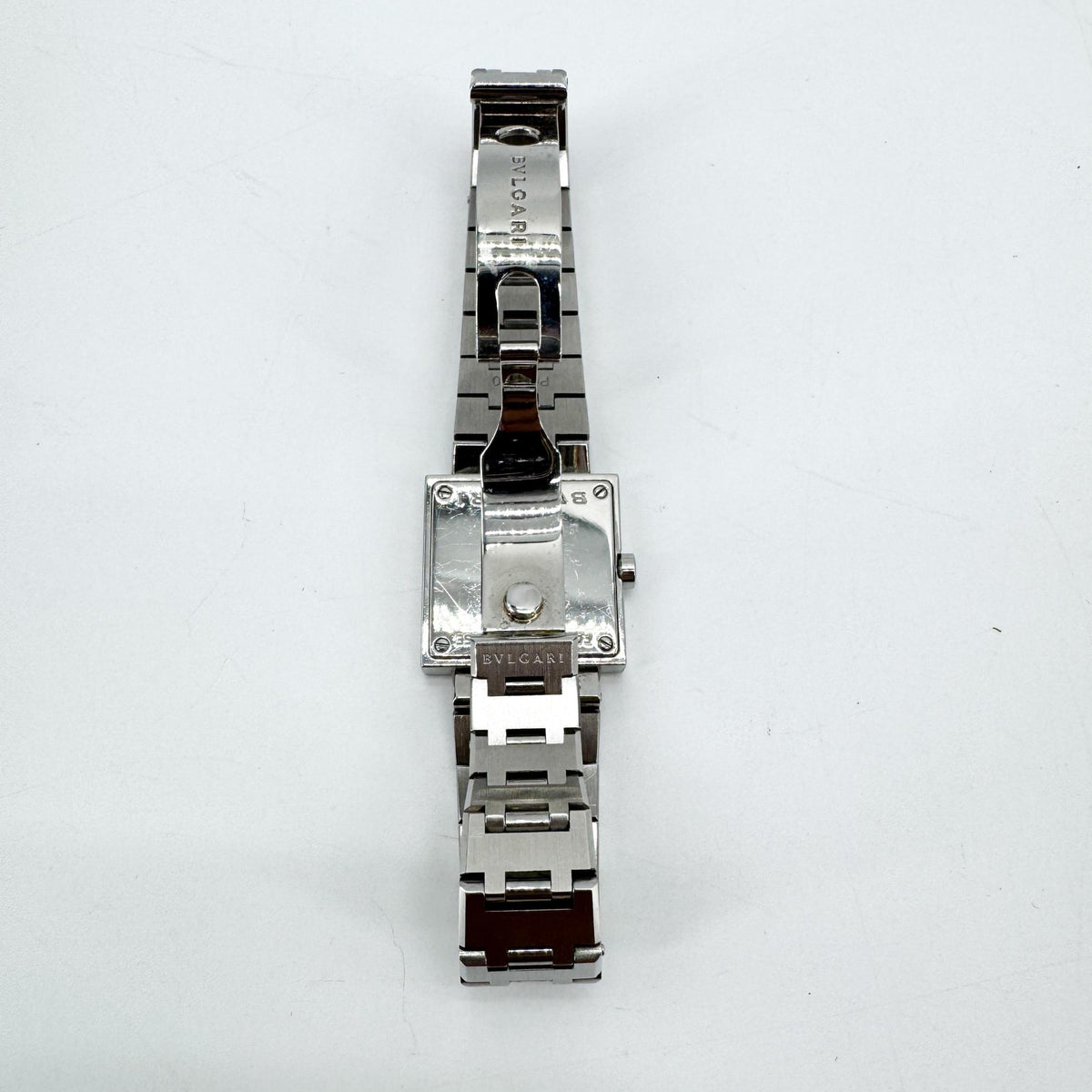 Bvlgari Quadrato Quartz Stainless Steel Watch (Pre-Owned)