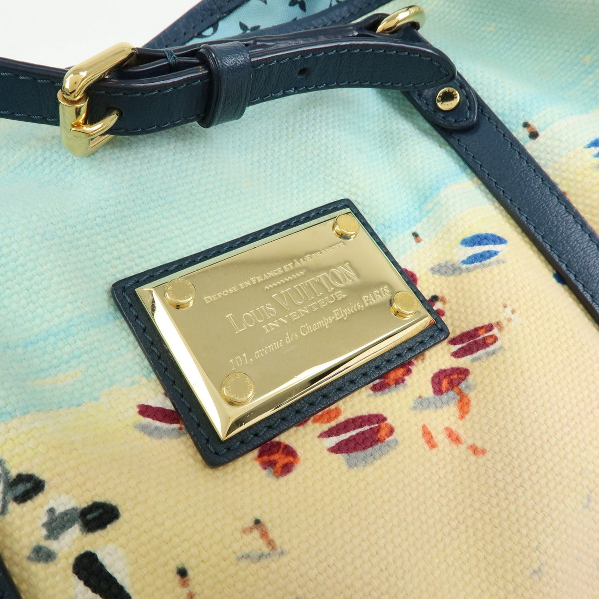 Louis Vuitton Ailleurs Cabas Limited Edition Printed Canvas Multicolour Canvas Tote Bag Bag (Pre-Owned)