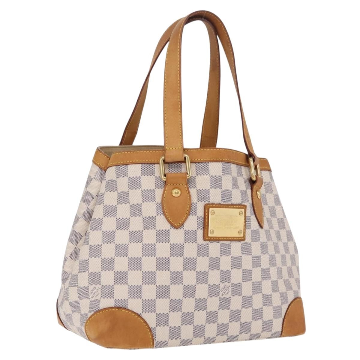 Louis Vuitton Hampstead Damier Beige Canvas Handbag (Pre-Owned)