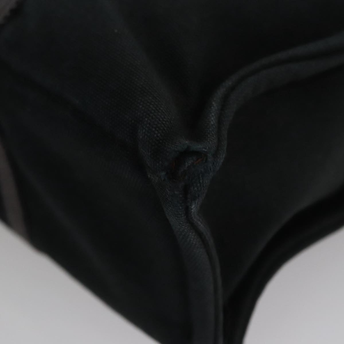 Hermès Fourre Tout Black Canvas Handbag (Pre-Owned)
