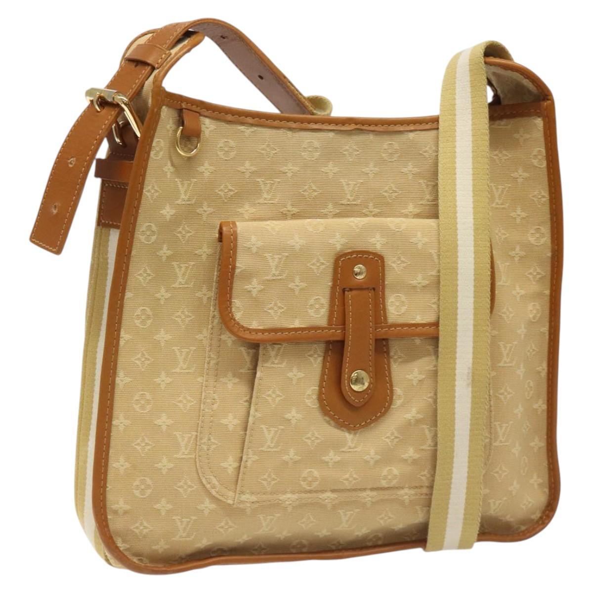 Louis Vuitton Mary Kate Beige Canvas Shoulder Bag (Pre-Owned)