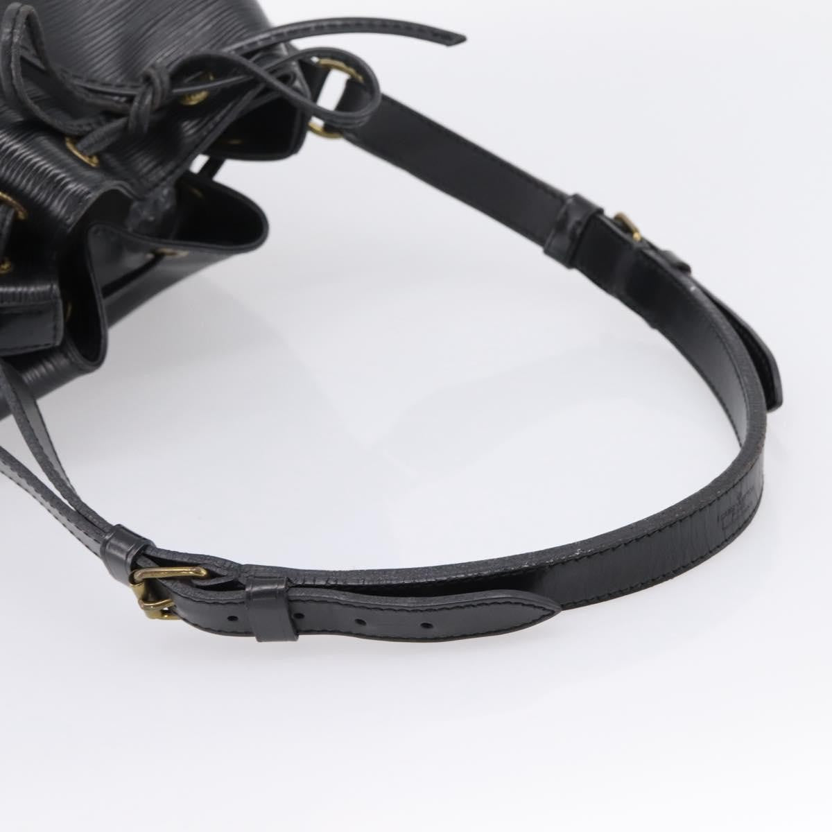 Louis Vuitton Petit Noe Epi Leather Black Leather Shoulder Bag Bag (Pre-Owned)