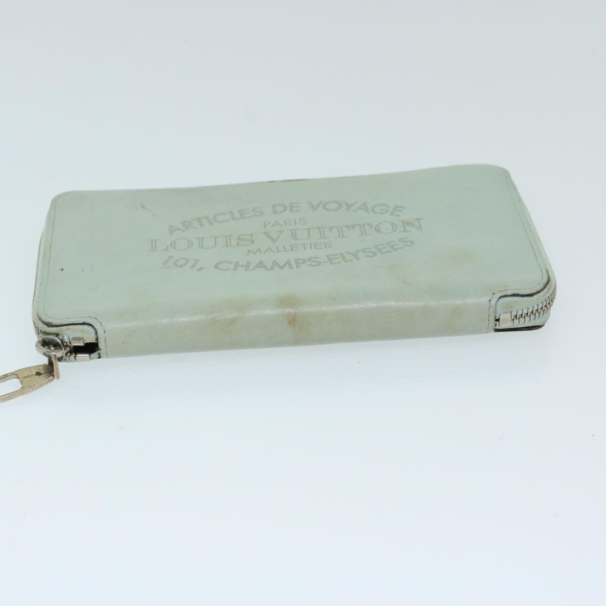 Louis Vuitton Jena Blue Leather Wallet (Pre-Owned)