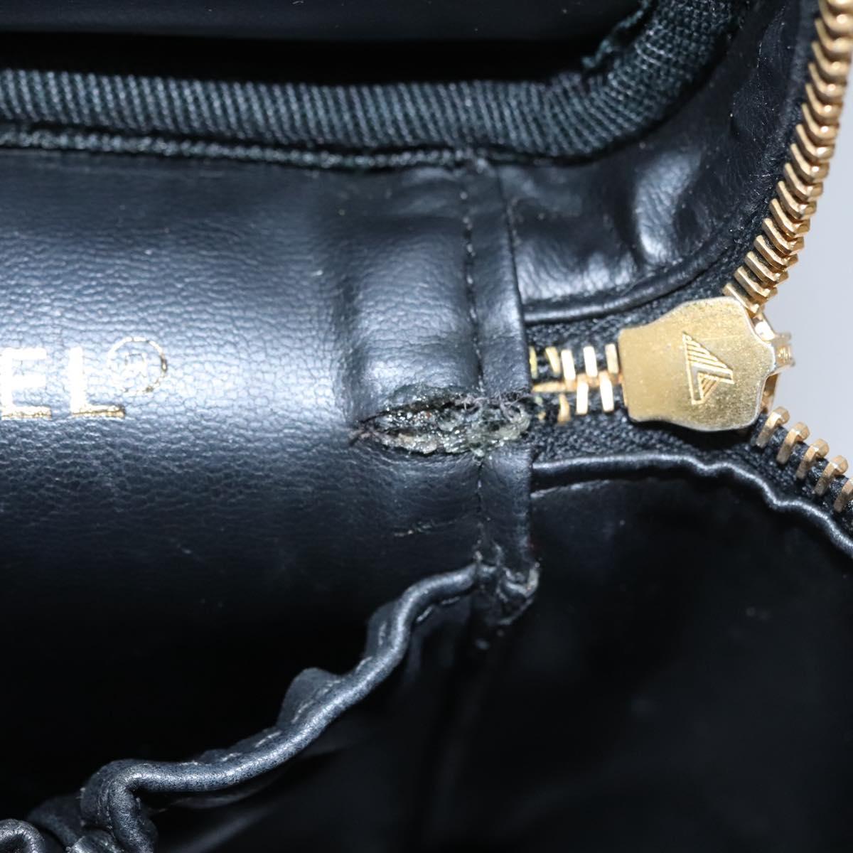 Chanel Vanity Black Leather Handbag (Pre-Owned)