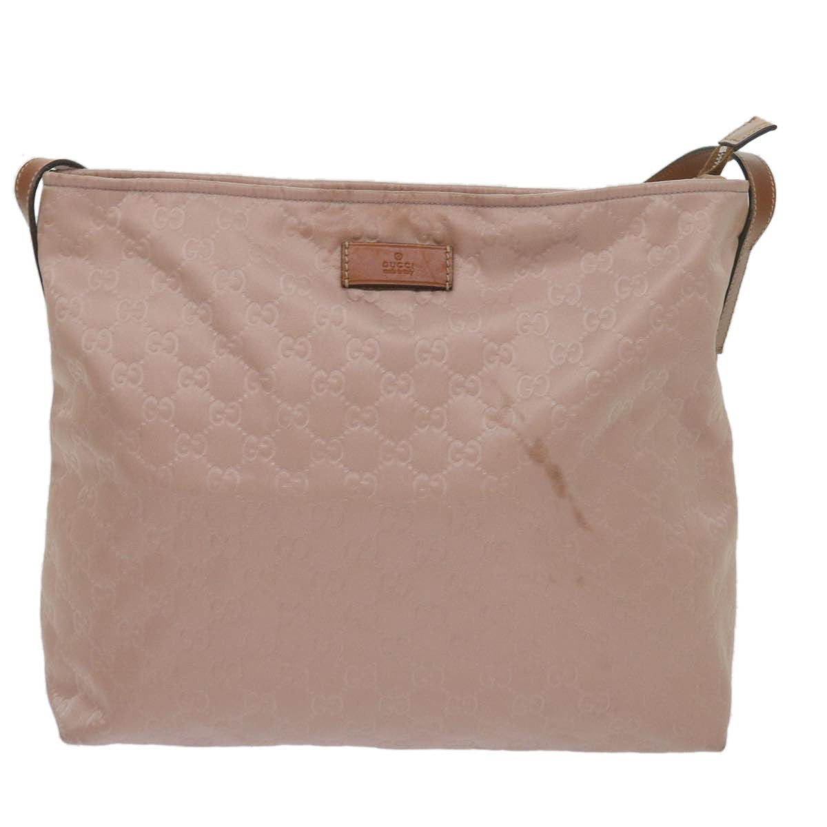 Gucci Gg Canvas Canvas Pink Canvas Shoulder Bag Bag (Pre-Owned)