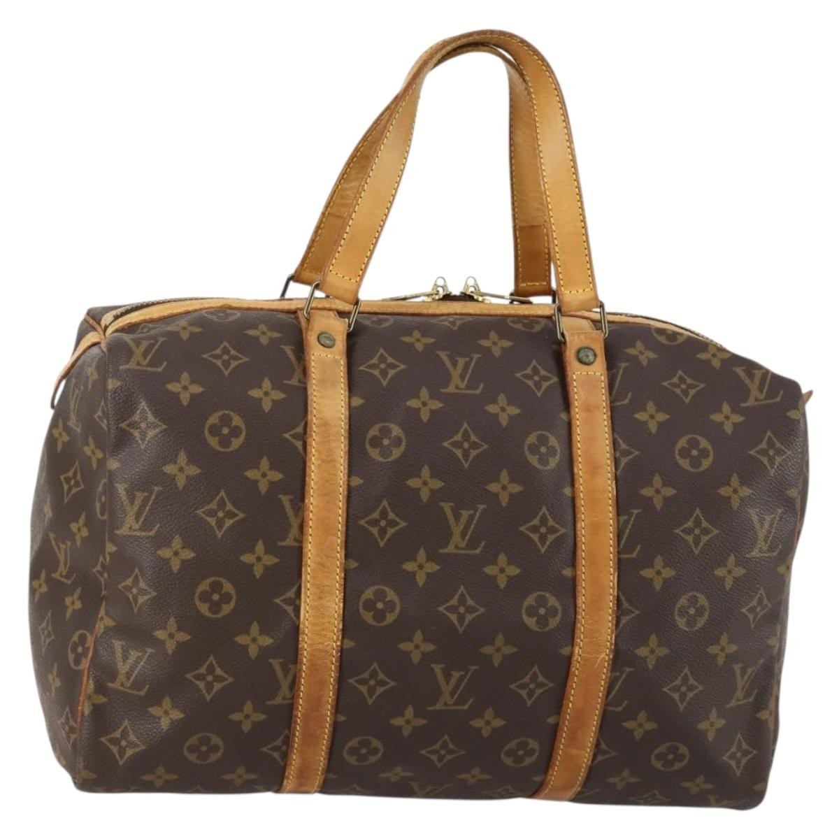 Louis Vuitton Sac Souple Monogram Canvas Brown Canvas Travel Bag Bag (Pre-Owned)