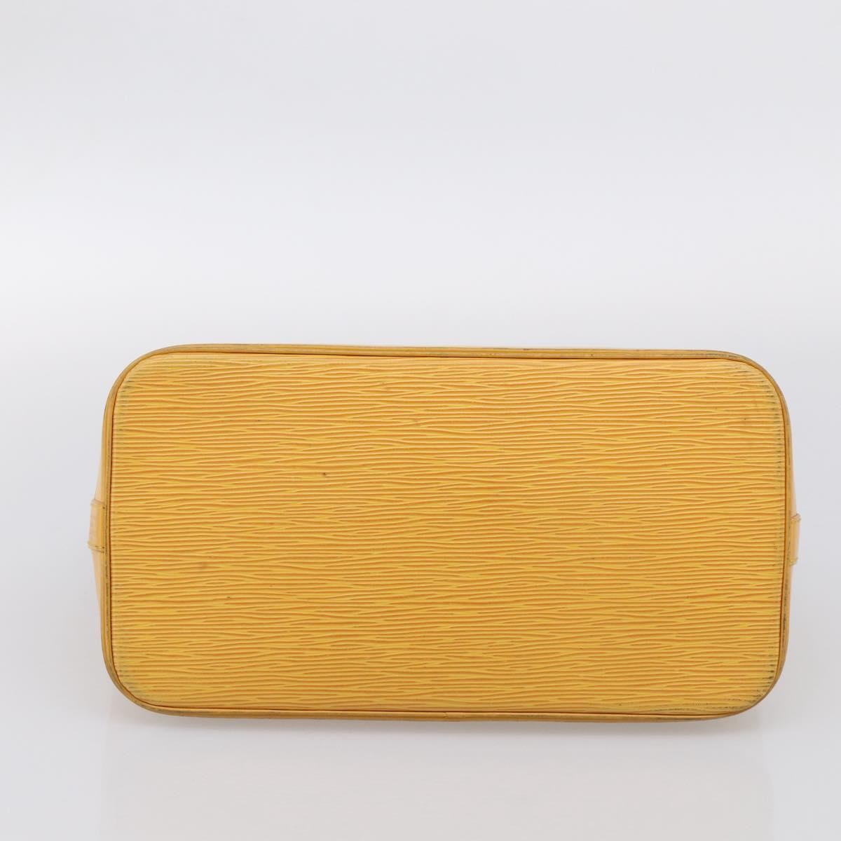 Louis Vuitton Vintage Alma Epi Leather Yellow Leather Handbag (Pre-Owned)