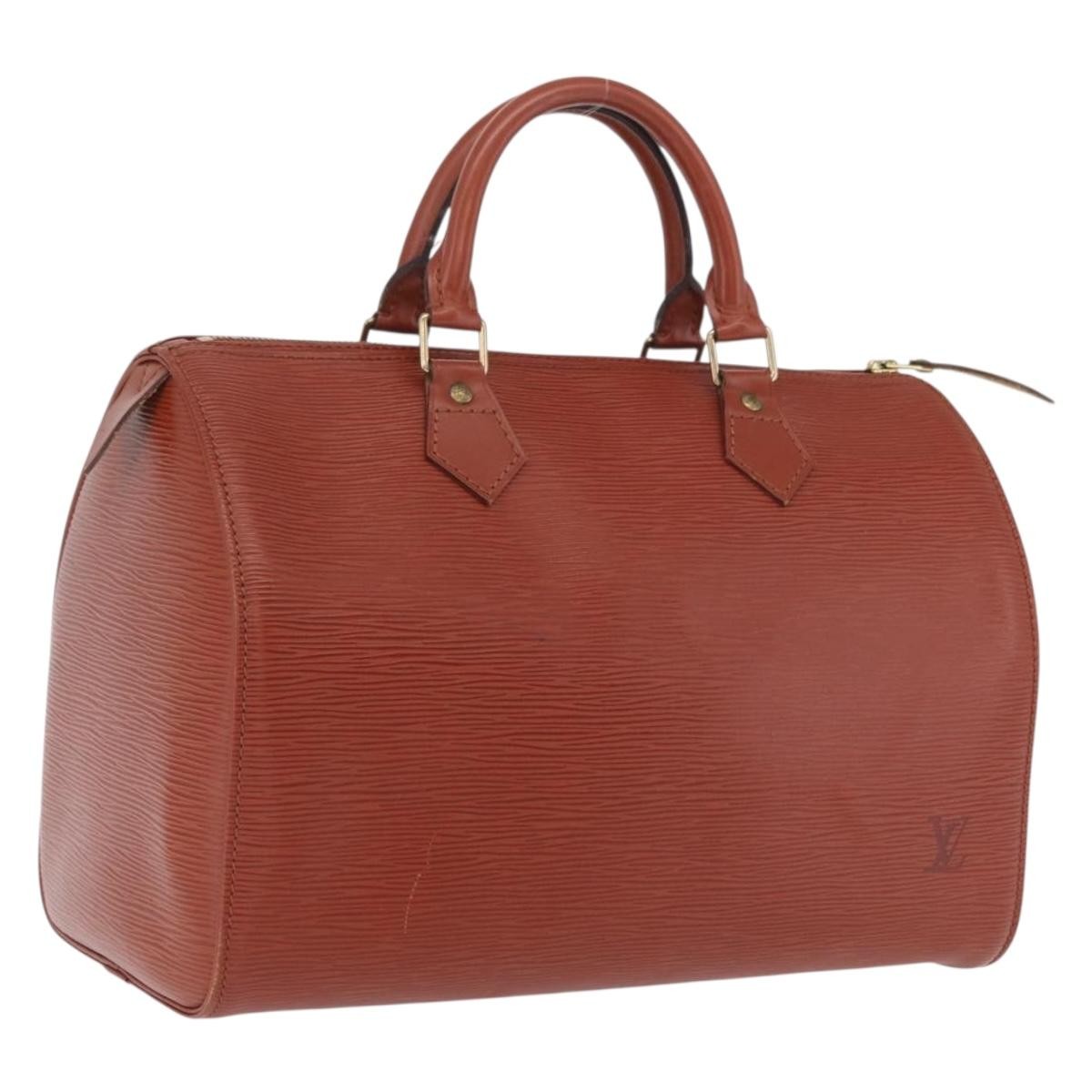 Louis Vuitton Speedy Epi Leather Brown Leather Handbag (Pre-Owned)