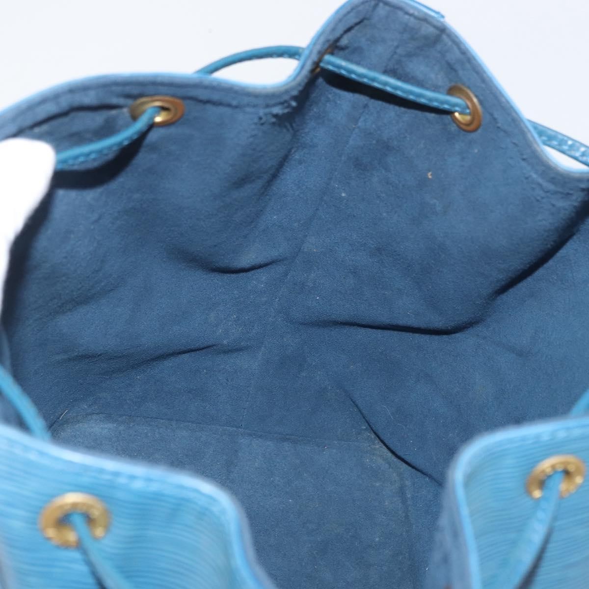 Louis Vuitton Petit Noe Epi Leather Blue Leather Shoulder Bag Bag (Pre-Owned)