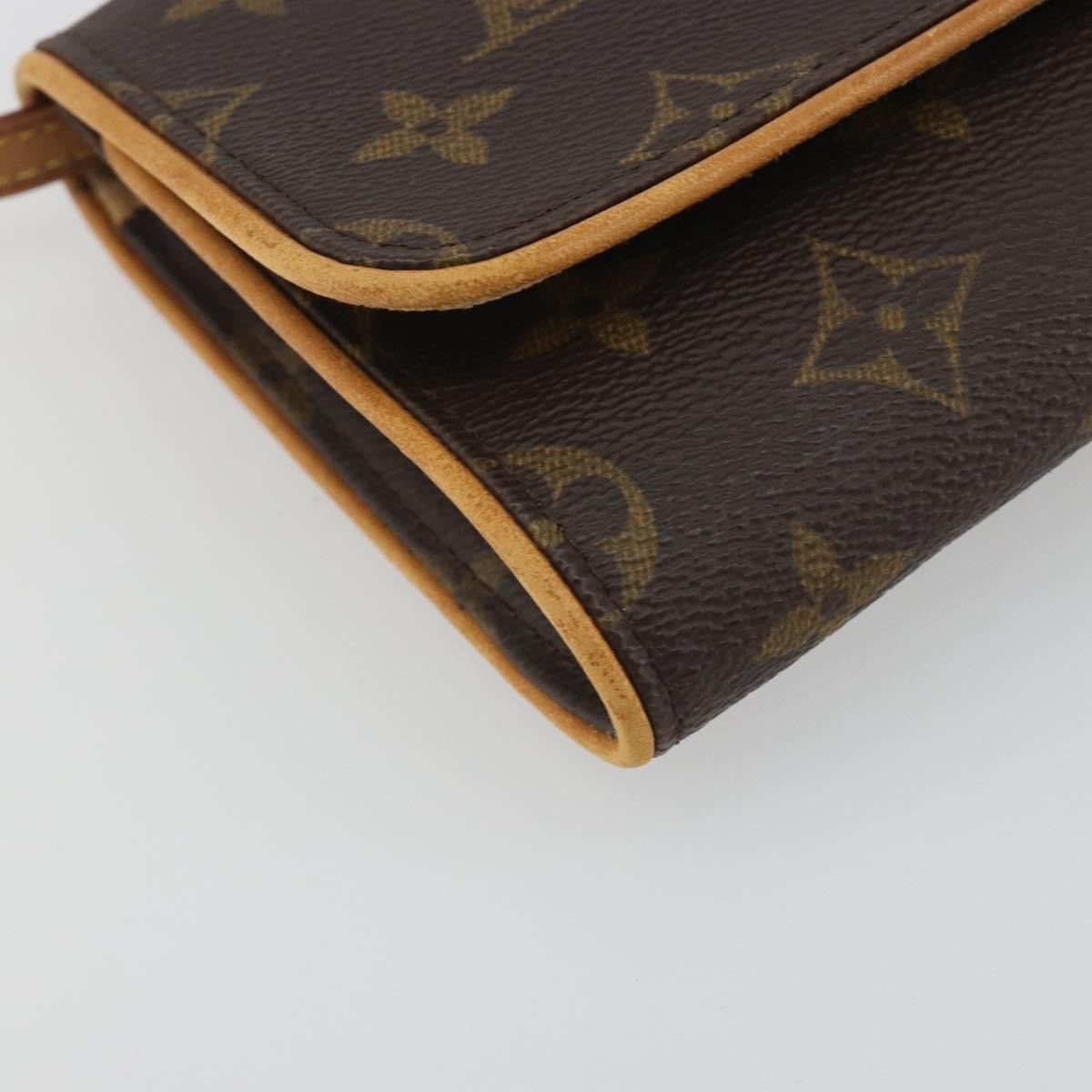 Louis Vuitton Twin Monogram Canvas Brown Canvas Clutche & Pouche Bag (Pre-Owned)