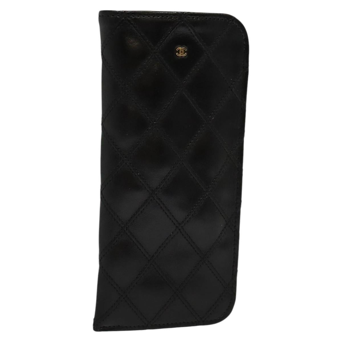 Chanel Coco Mark Black Lizard Wallet (Pre-Owned)
