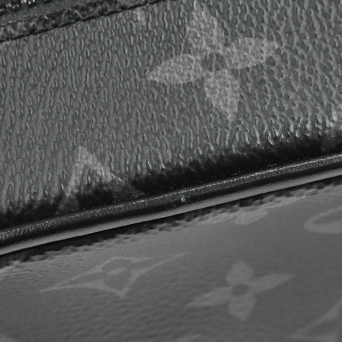 Louis Vuitton Soft Trunk Monogram Eclipse Canvas Black Canvas Shoulder Bag Bag (Pre-Owned)