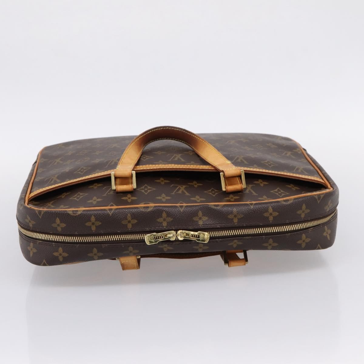 Louis Vuitton Porte-Documents Pegase Monogram Canvas Brown Canvas Handbag (Pre-Owned)