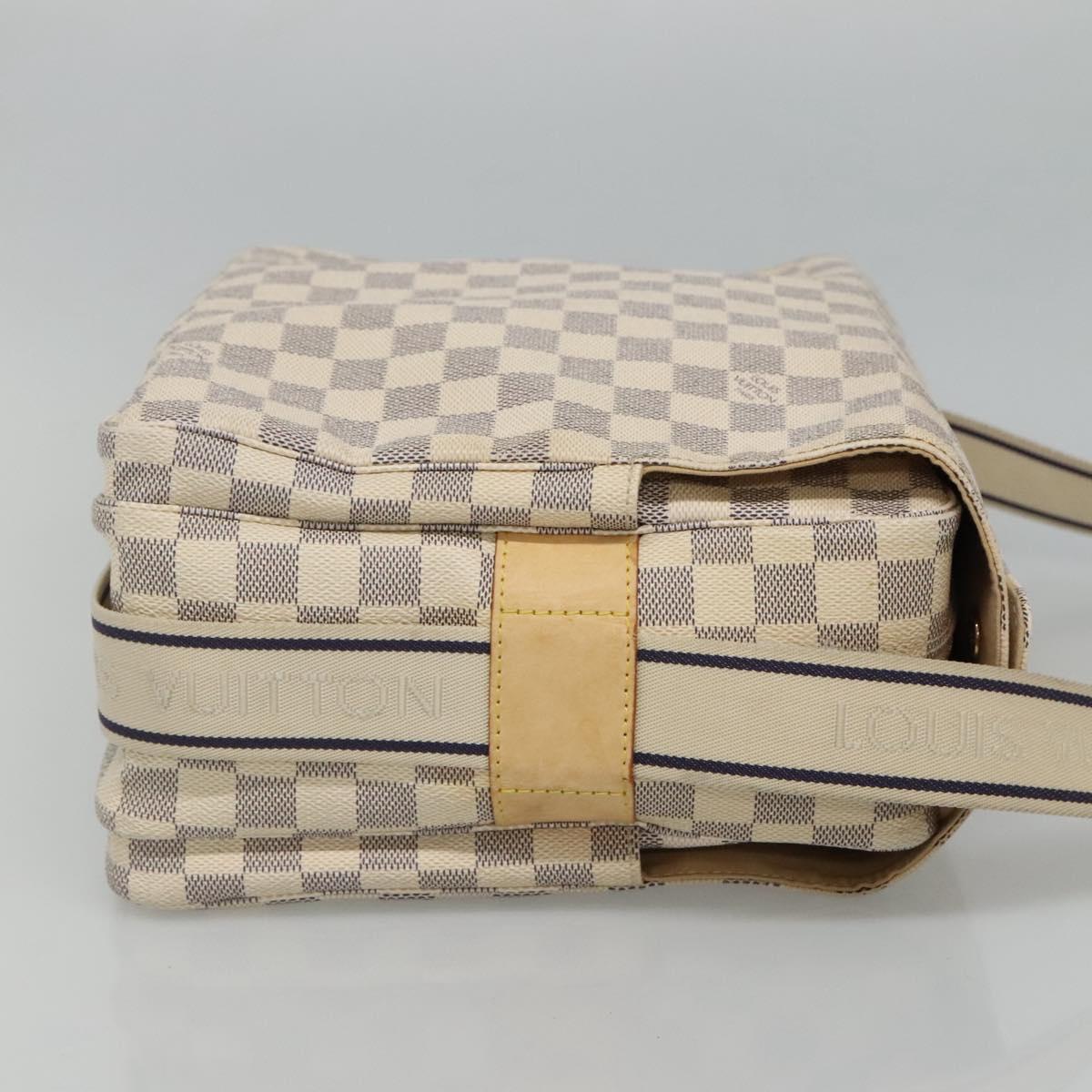 Louis Vuitton Naviglio Beige Canvas Shoulder Bag (Pre-Owned)