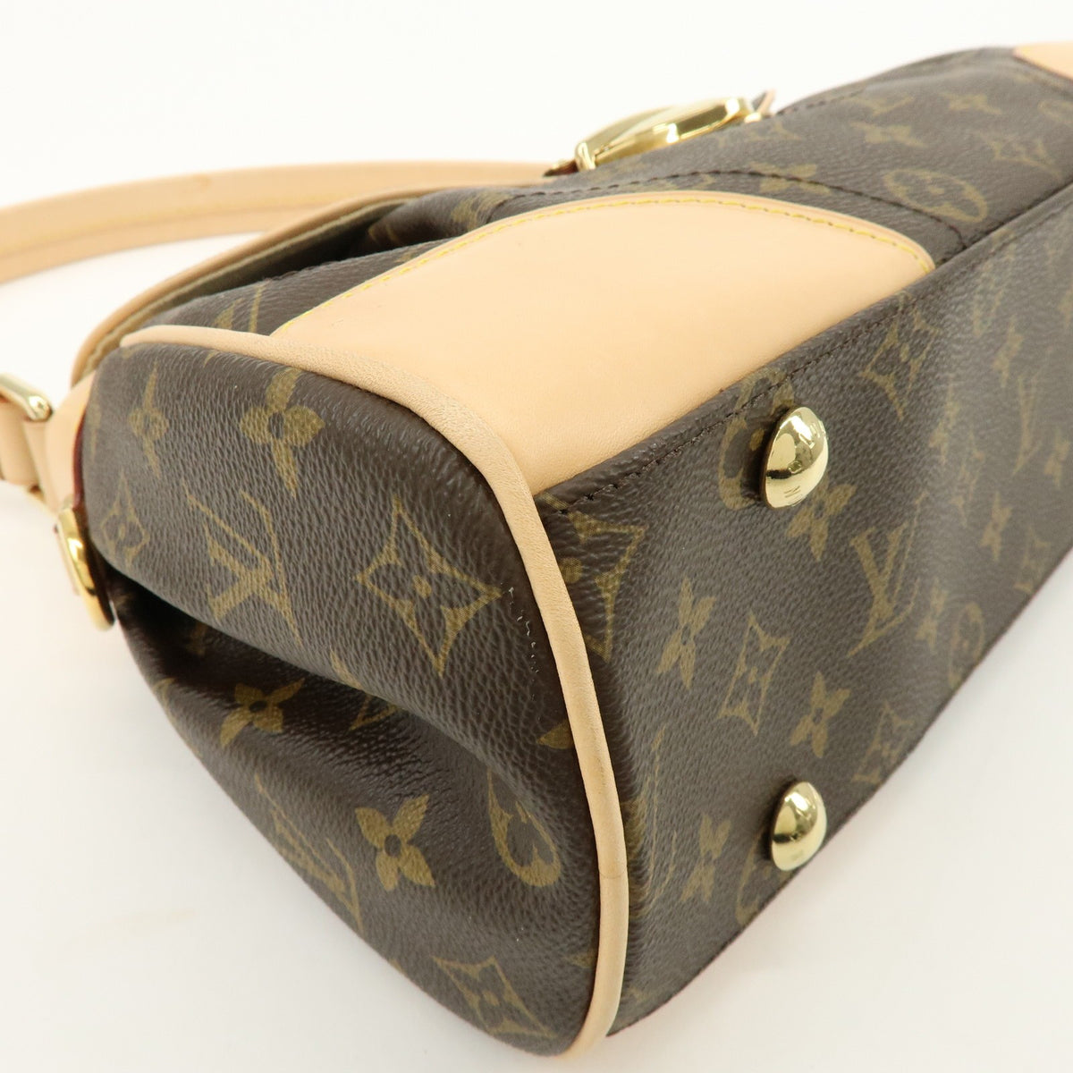 Louis Vuitton Beverly Monogram Canvas Brown Canvas Handbag (Pre-Owned)