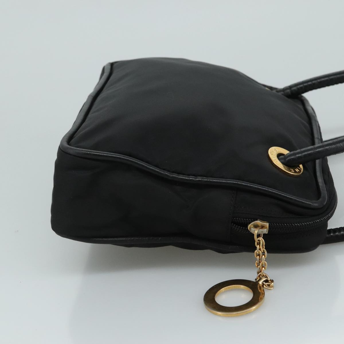 Céline Logo Du Cercle Black Synthetic Shoulder Bag (Pre-Owned)