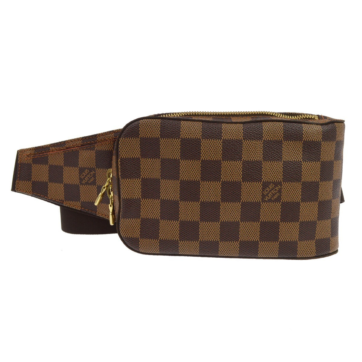 Louis Vuitton Geronimos Damier Brown Canvas Clutche & Pouche Bag (Pre-Owned)