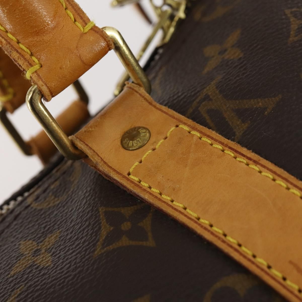 Louis Vuitton Keepall Monogram Canvas Brown Canvas Travel Bag Bag (Pre-Owned)
