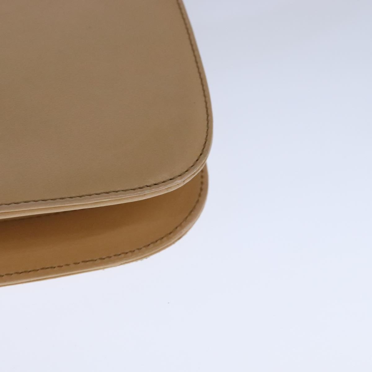 Prada Beige Leather Shoulder Bag (Pre-Owned)