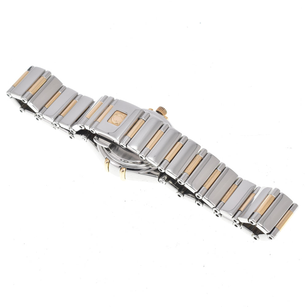 Omega Constellation My Choice Quartz Stainless Steel With Diamond Bezel And Mother Of Pearl Watch (Pre-Owned)