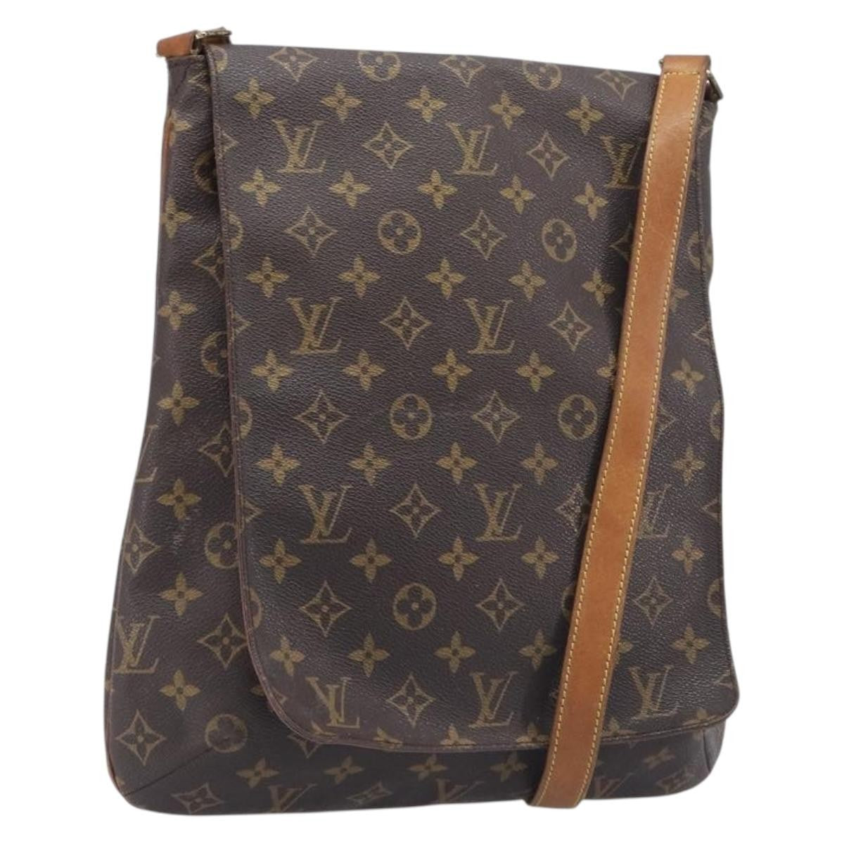 Louis Vuitton Musette Monogram Brown Canvas Shoulder Bag Bag (Pre-Owned)