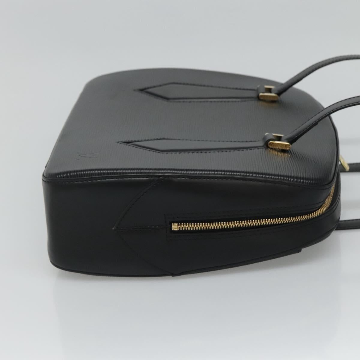 Louis Vuitton Voltaire Black Leather Shoulder Bag (Pre-Owned)