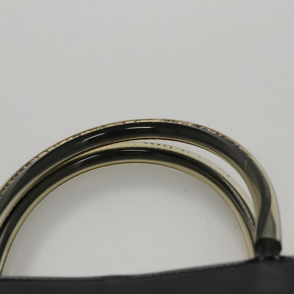 Salvatore Ferragamo Black Patent Leather Handbag (Pre-Owned)