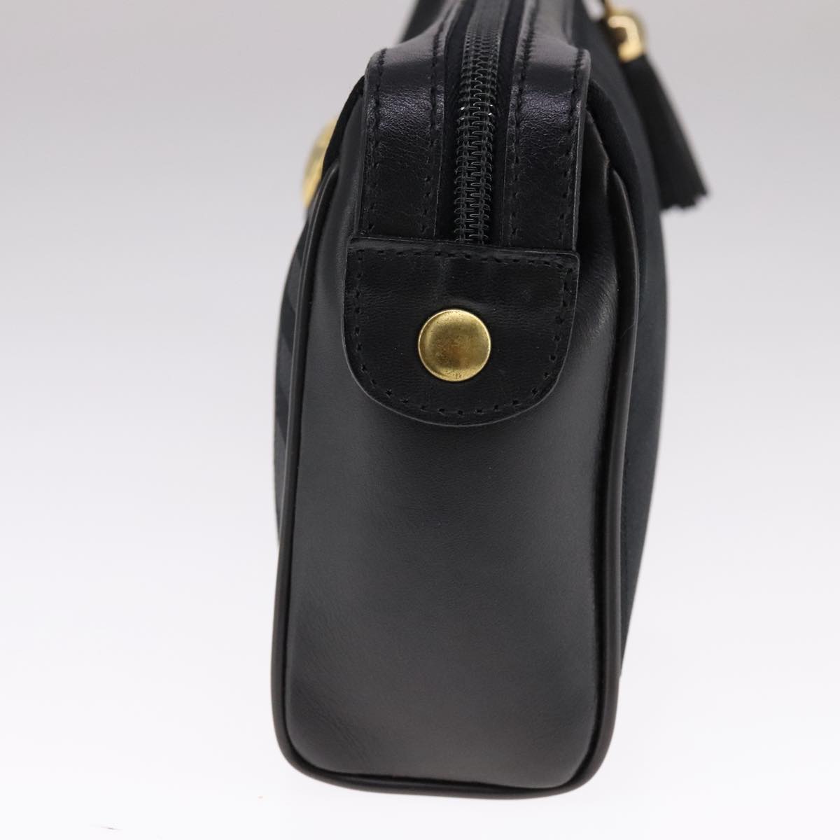 Burberry Black Canvas Clutch Bag (Pre-Owned)