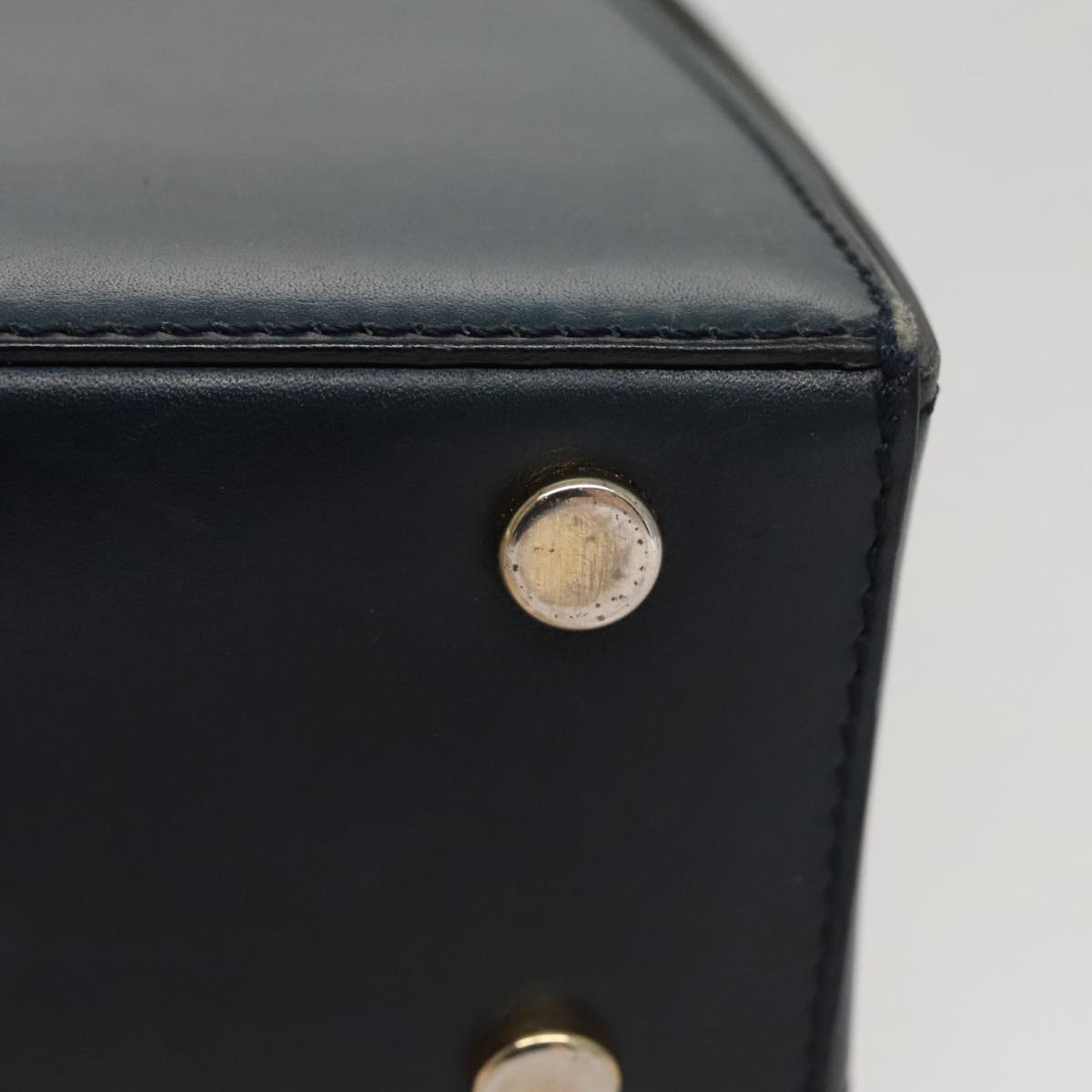 Céline Navy Leather Handbag (Pre-Owned)