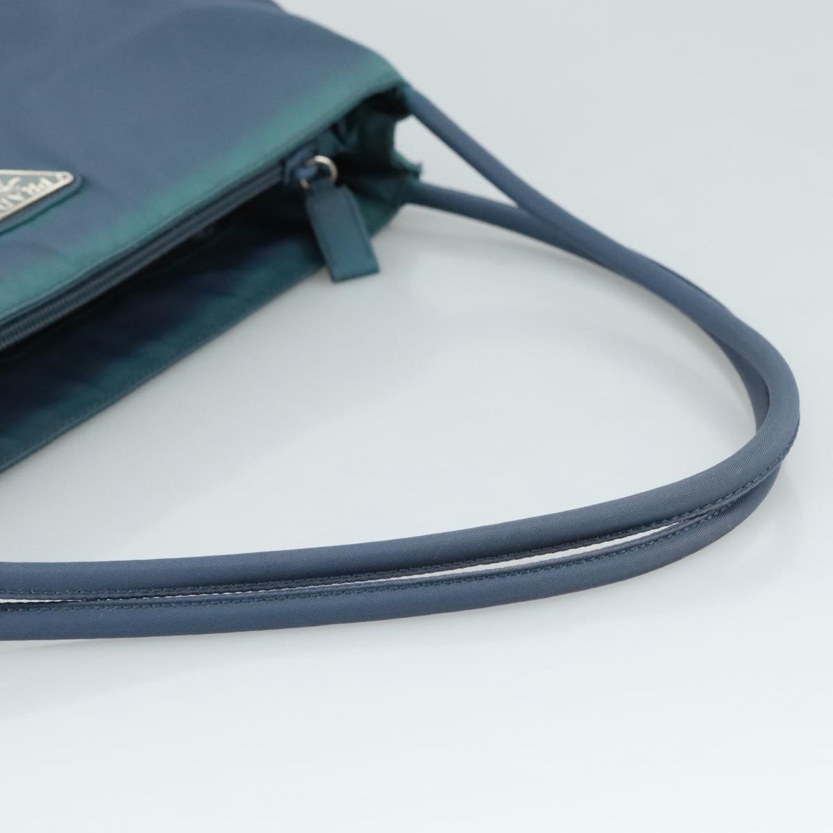 Prada Tessuto Blue Synthetic Tote Bag (Pre-Owned)