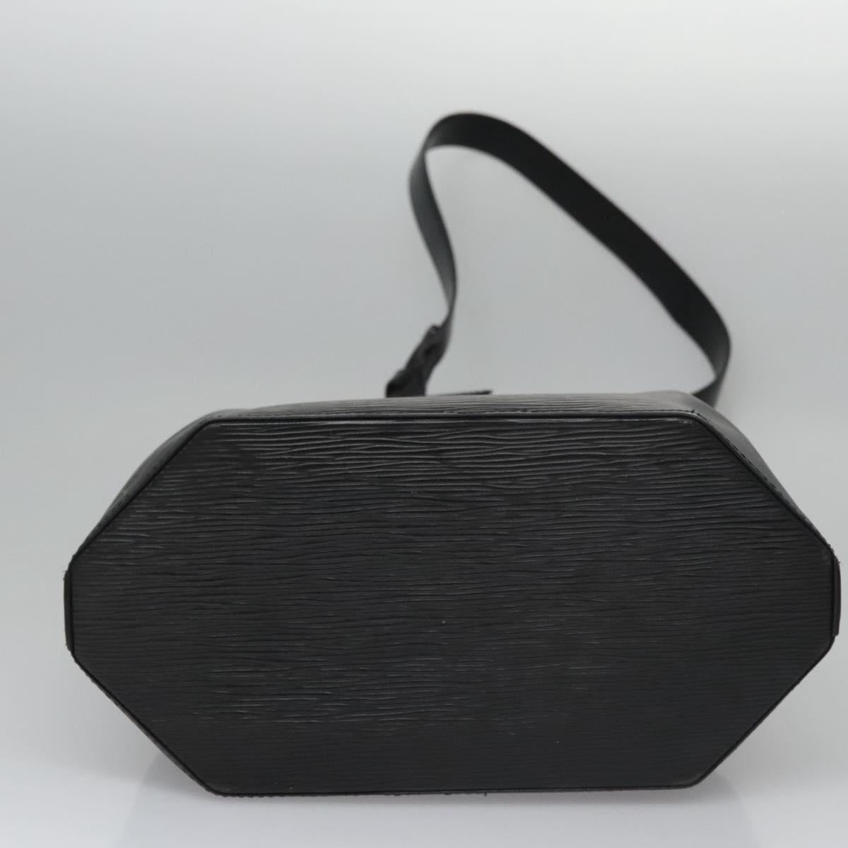 Louis Vuitton Sac D'épaule Black Leather Shoulder Bag (Pre-Owned)