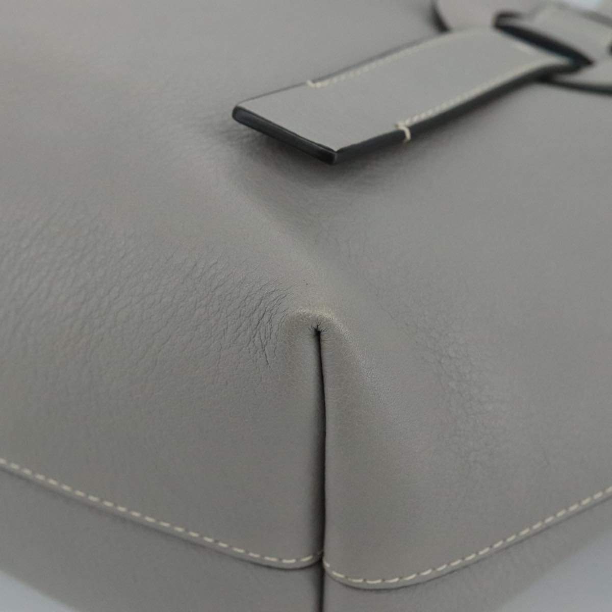 Chloé Darryl Grey Leather Tote Bag (Pre-Owned)
