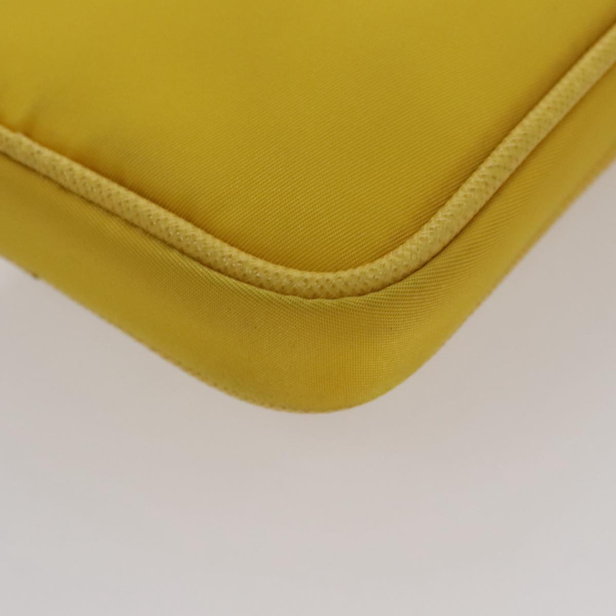 Prada Yellow Synthetic Shoulder Bag (Pre-Owned)