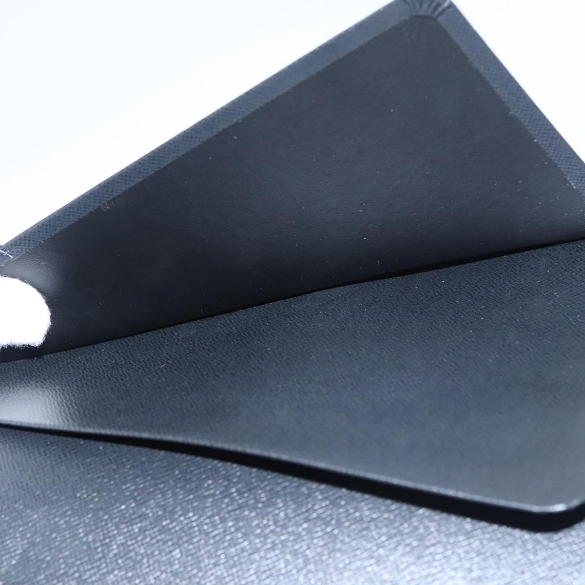 Louis Vuitton Agenda Cover Black Leather Wallet (Pre-Owned)
